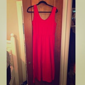 Never been worn Red midi dress